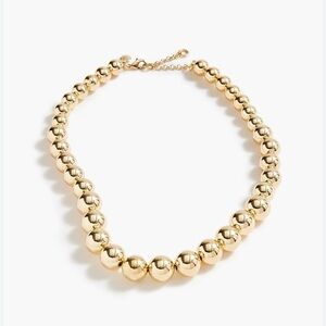 NWOT J. Crew Gold Statement Necklace